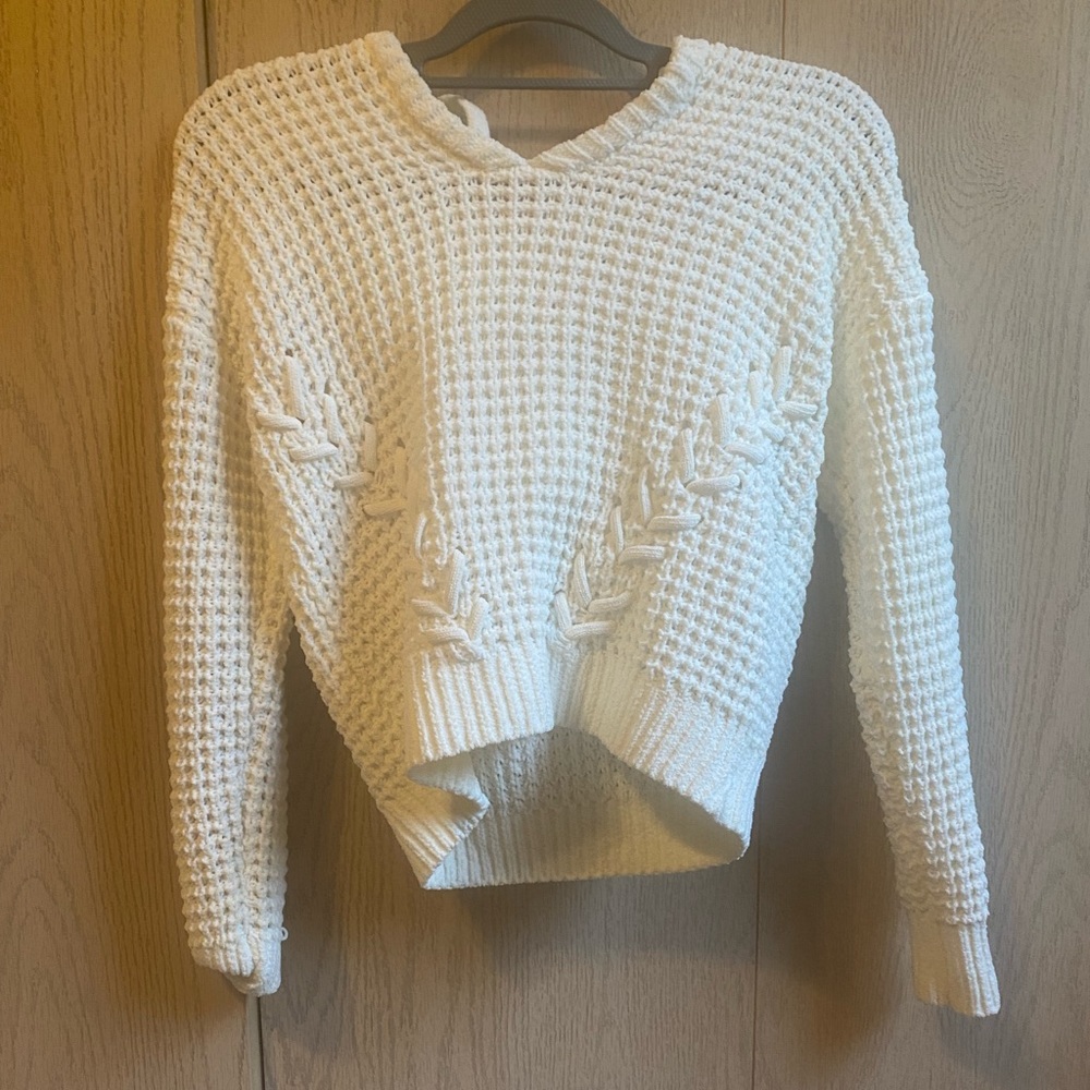 Sweater cropped top